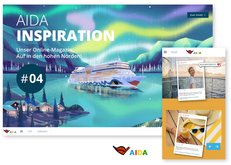Inspirational Magazine Example AIDA Cruises