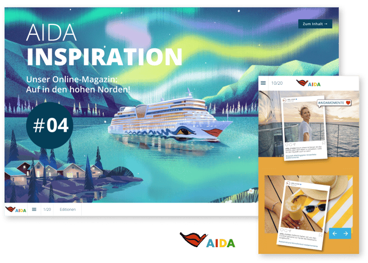 Inspirational Magazine Example AIDA Cruises