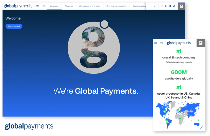 Interactive Brochure Example Global Payments