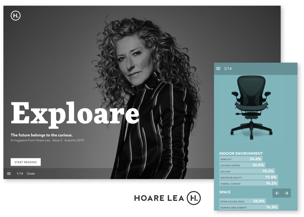 Interactive Magazine Example Hoare Lea