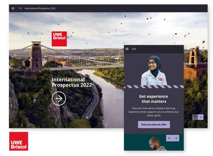 Interactive Prospectus Example UWE Bristol