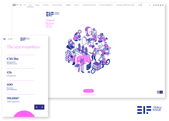 EIF Digital Annual Report Example Foleon