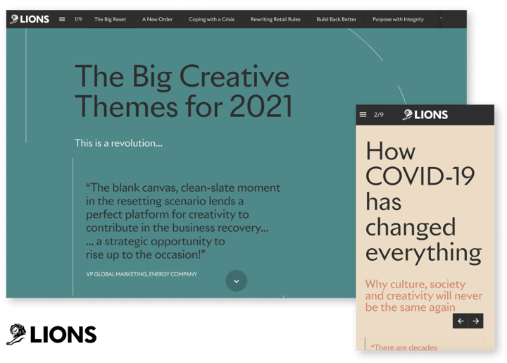 Interactive Report Example Cannes Lions