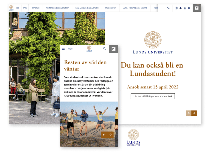 Interactive Magazine Example Lund University