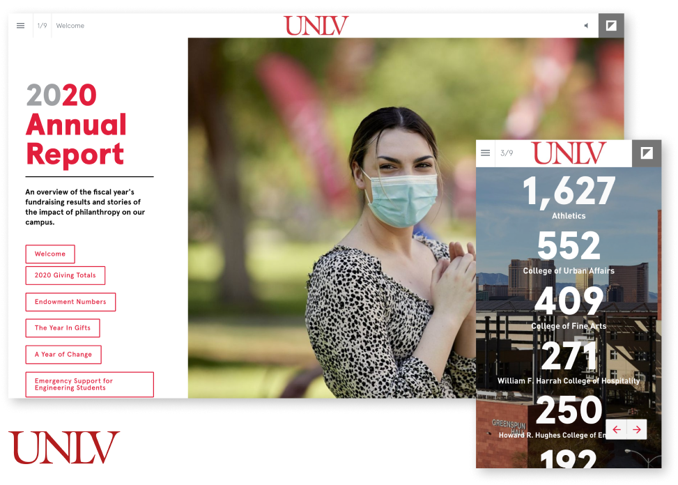 Digital Annual Report Example UNLV