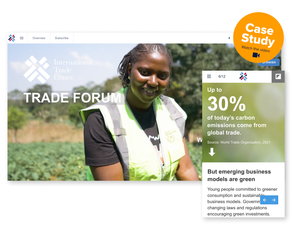 International Trade Centre success story (white)