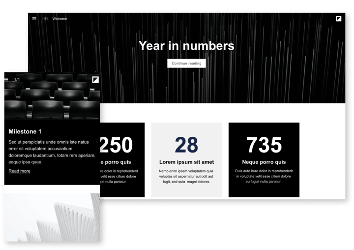 Foleon year-in-review template