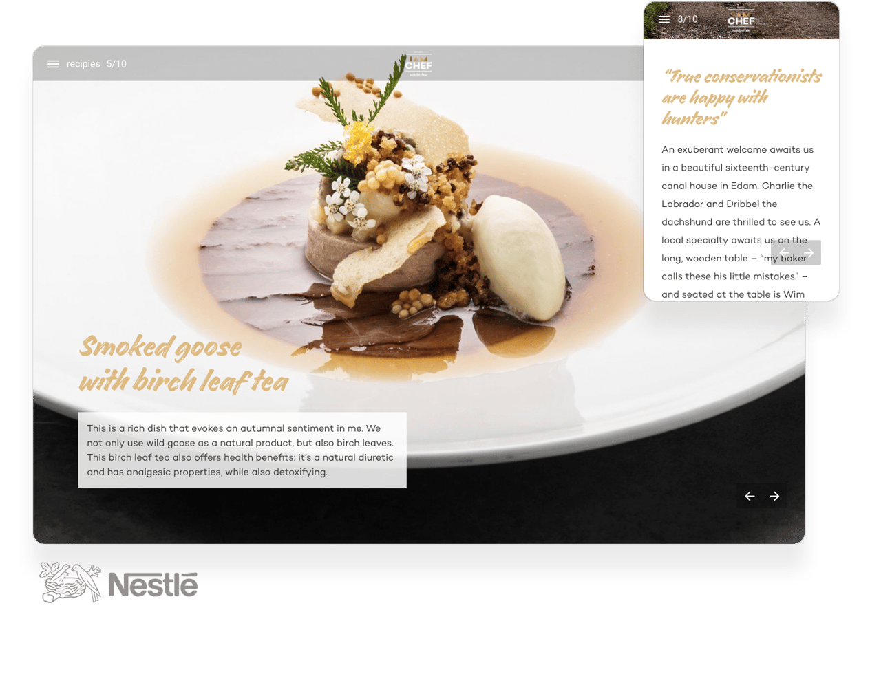interactive magazine example i am chef